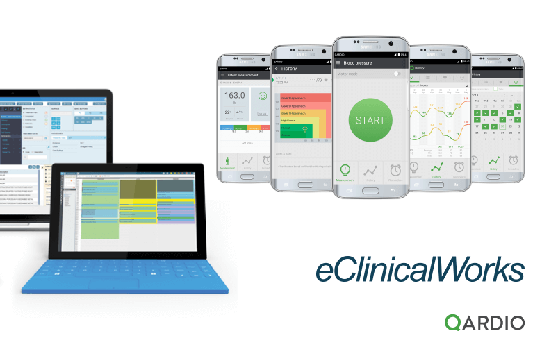 Qardio partners with leading cloud-based EHR system, eClinicalWorks