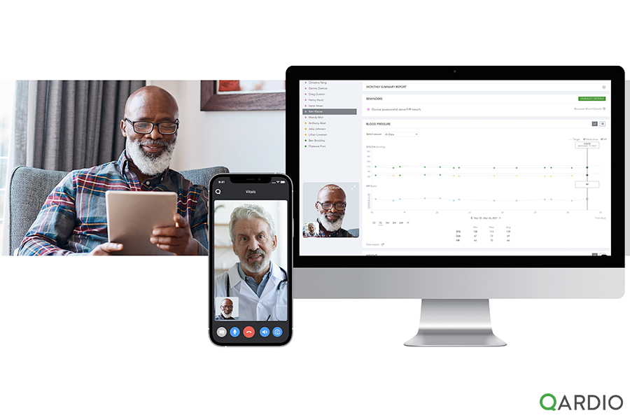 Qardio announces patient video call consultations are now available with QardioMD. The fully integrated remote patient monitoring healthcare service.