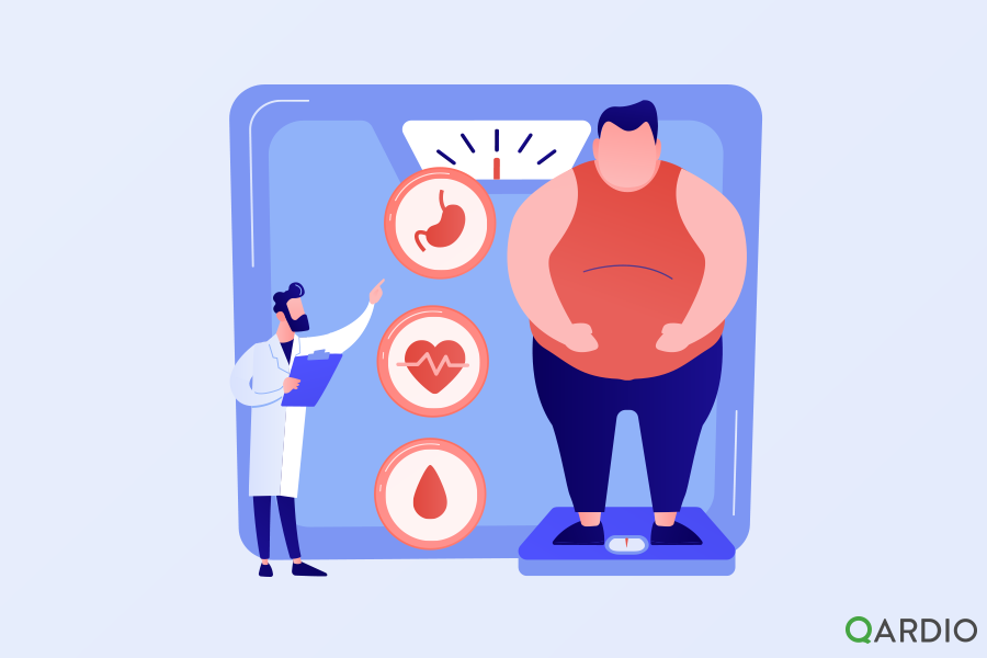 How does being overweight affect your heart health?