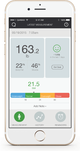 QardioApp Triple Measurement