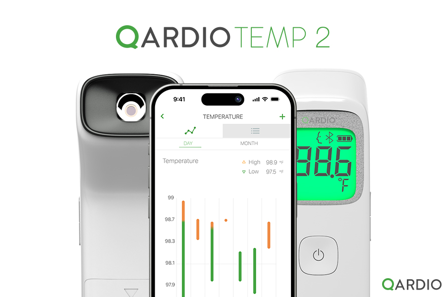 Introducing QardioTemp 2: Our next level Smart Forehead Thermometer